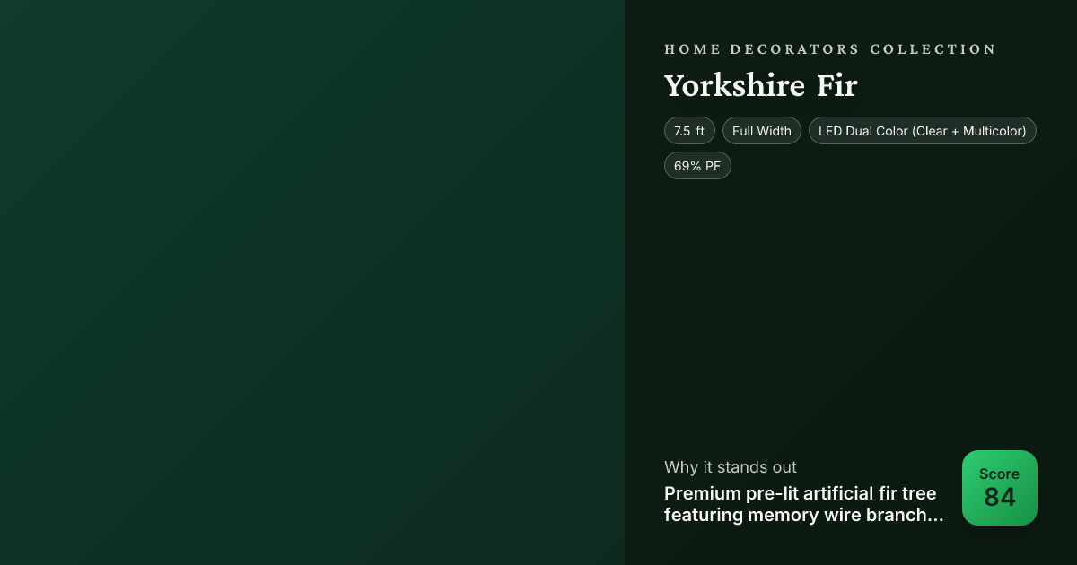 Home Decorators Collection Yorkshire Fir 7.5 ft — Review (2025 ...